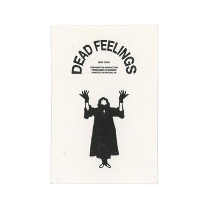 Kenzo Minami Dead Feelings Satan New York White Sticker