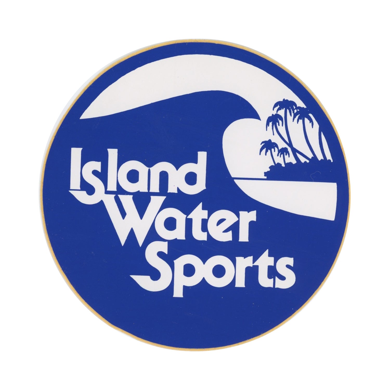 Island Water Sports Miami Blue Sticker