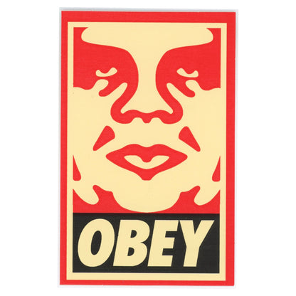 Shepard Fairey OBEY Orange 2 Sticker