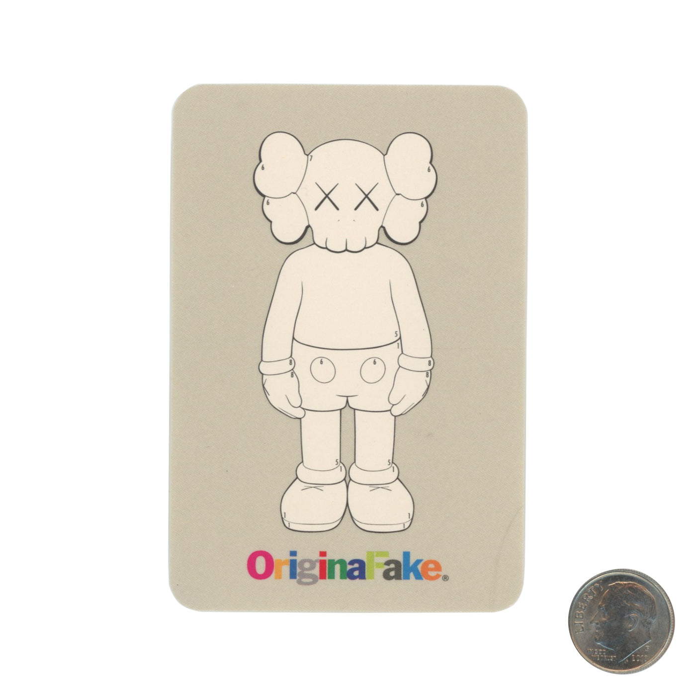 OriginalFake KAWS Standing Sticker