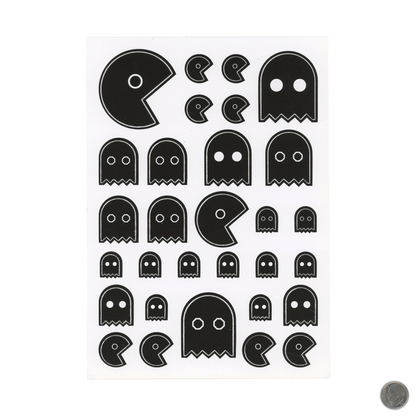 Pac-Man and Ghosts Stickers
